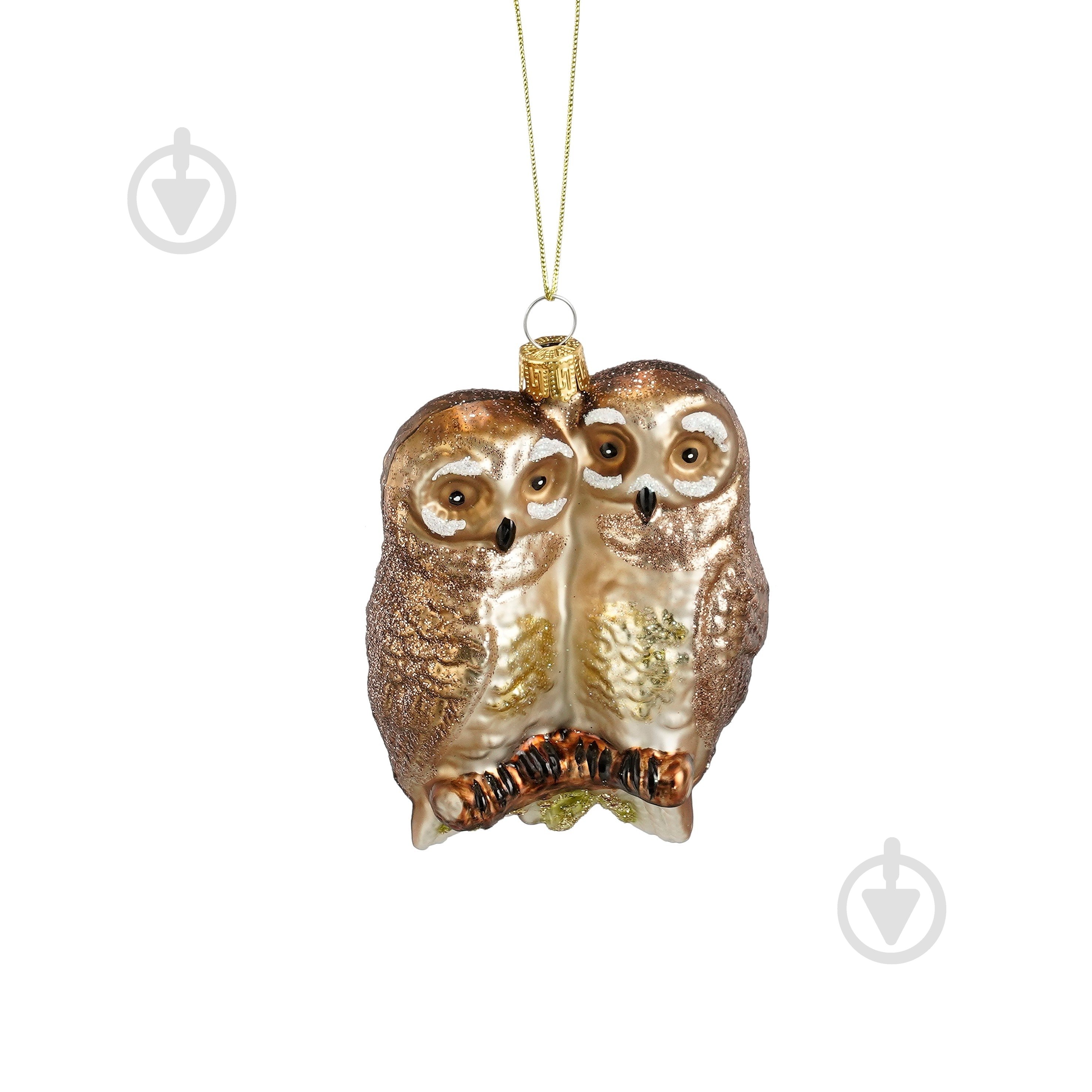 Декорация новогодняя Edelman Украшение «Сова», коричневая, стекло, 7,5×5×10 см - фото 1 Декорация новогодняя Edelman Украшение «Сова», коричневая, стекло, 7,5×5×10 см - фото 1