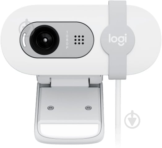 Веб-камера Logitech Brio 100 Full HD White USB (960-001617) - фото 2 Веб-камера Logitech Brio 100 Full HD White USB (960-001617) - фото 2