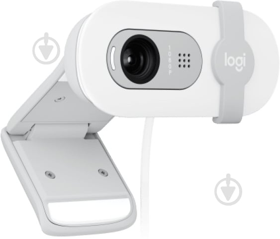 Веб-камера Logitech Brio 100 Full HD White USB (960-001617) - фото 3 Веб-камера Logitech Brio 100 Full HD White USB (960-001617) - фото 3