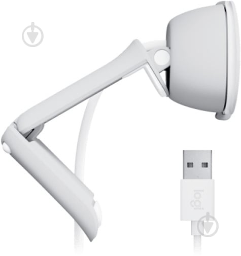 Веб-камера Logitech Brio 100 Full HD White USB (960-001617) - фото 6 Веб-камера Logitech Brio 100 Full HD White USB (960-001617) - фото 6