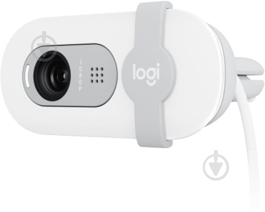Веб-камера Logitech Brio 100 Full HD White USB (960-001617) - фото 4 Веб-камера Logitech Brio 100 Full HD White USB (960-001617) - фото 4