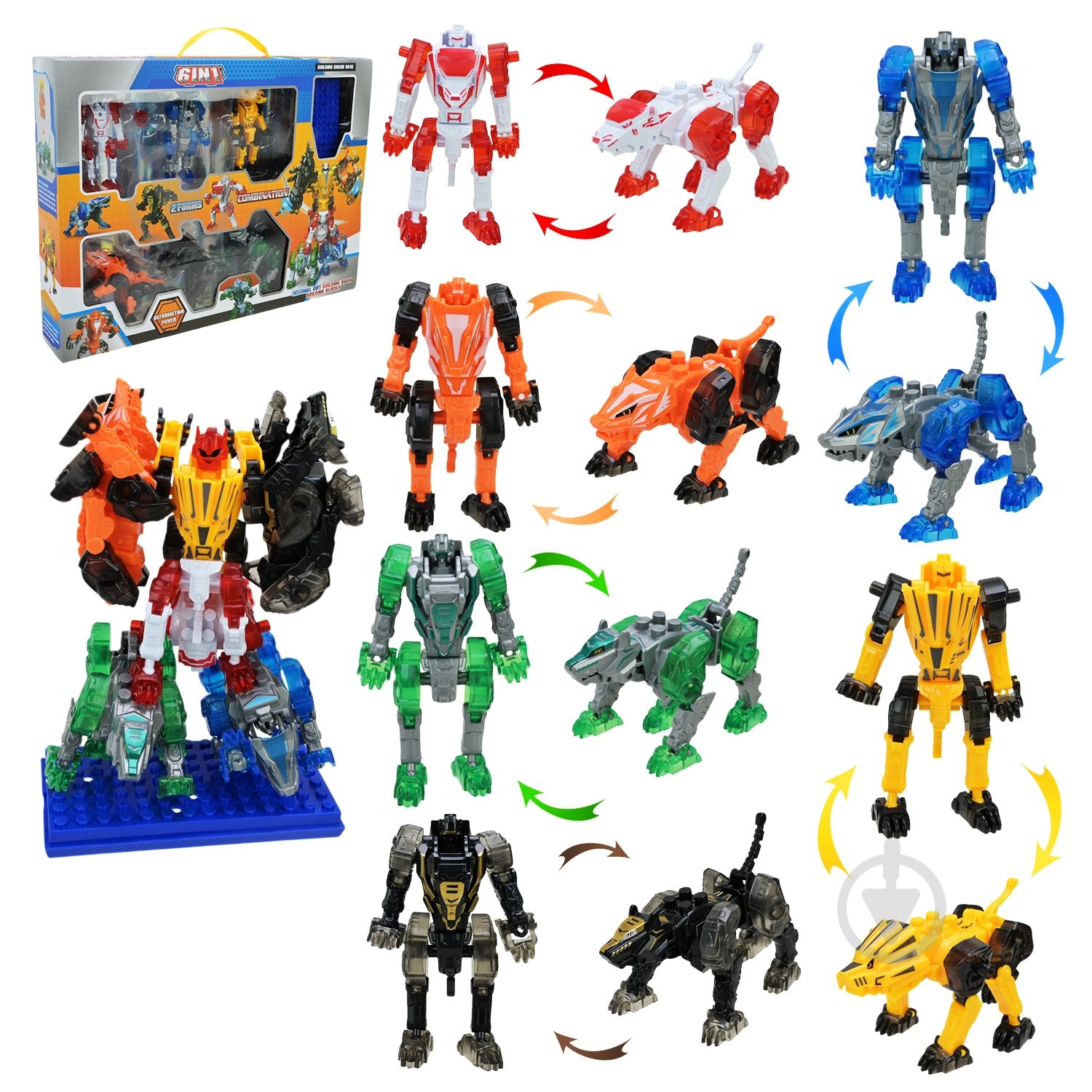 Трансформер Shantou 6 в 1 323-26 - фото 1