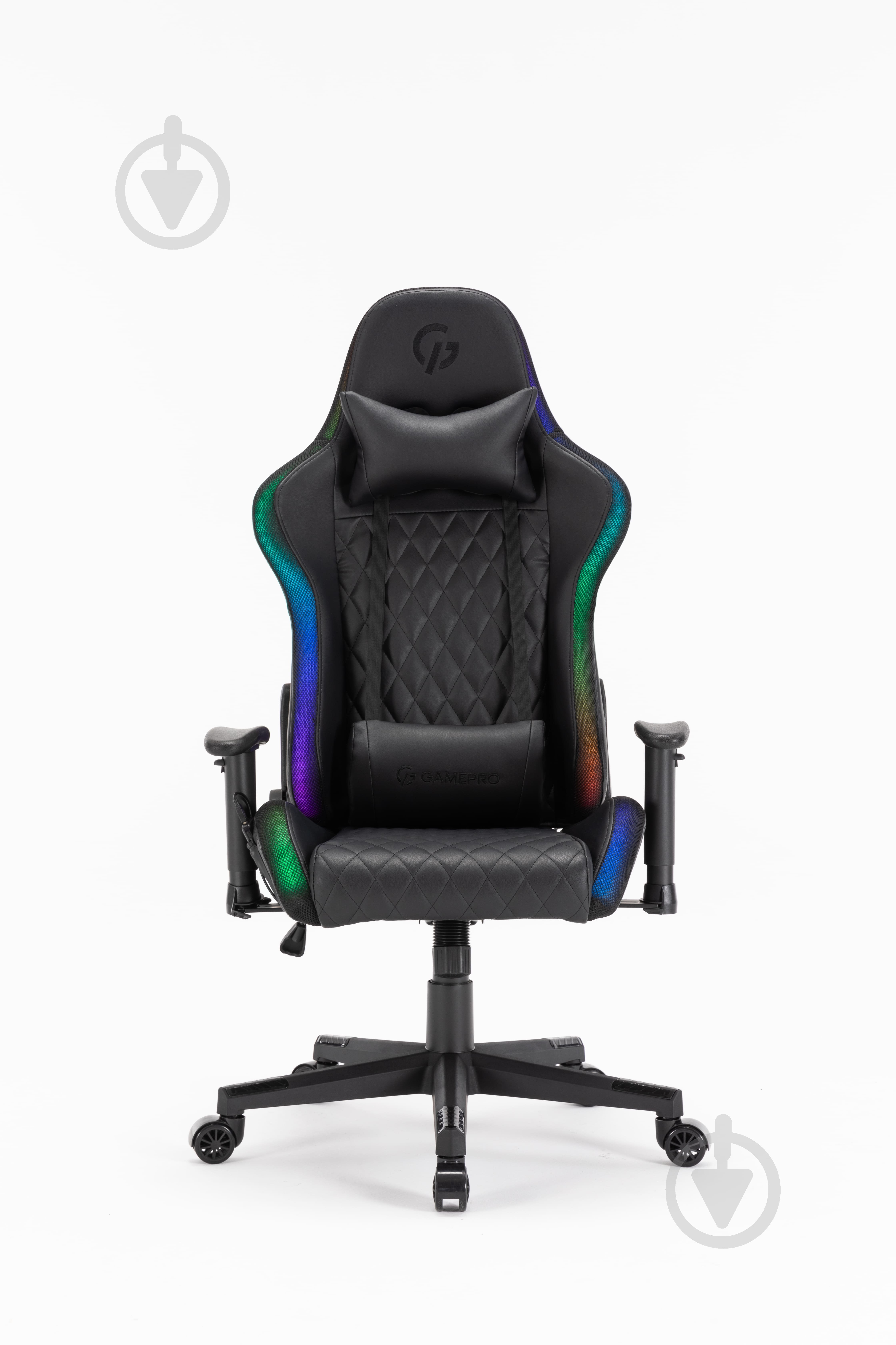 Крісло GamePro Hero RGB Black (GC-700/2-Black) чорний - фото 4 Крісло GamePro Hero RGB Black (GC-700/2-Black) чорний - фото 4