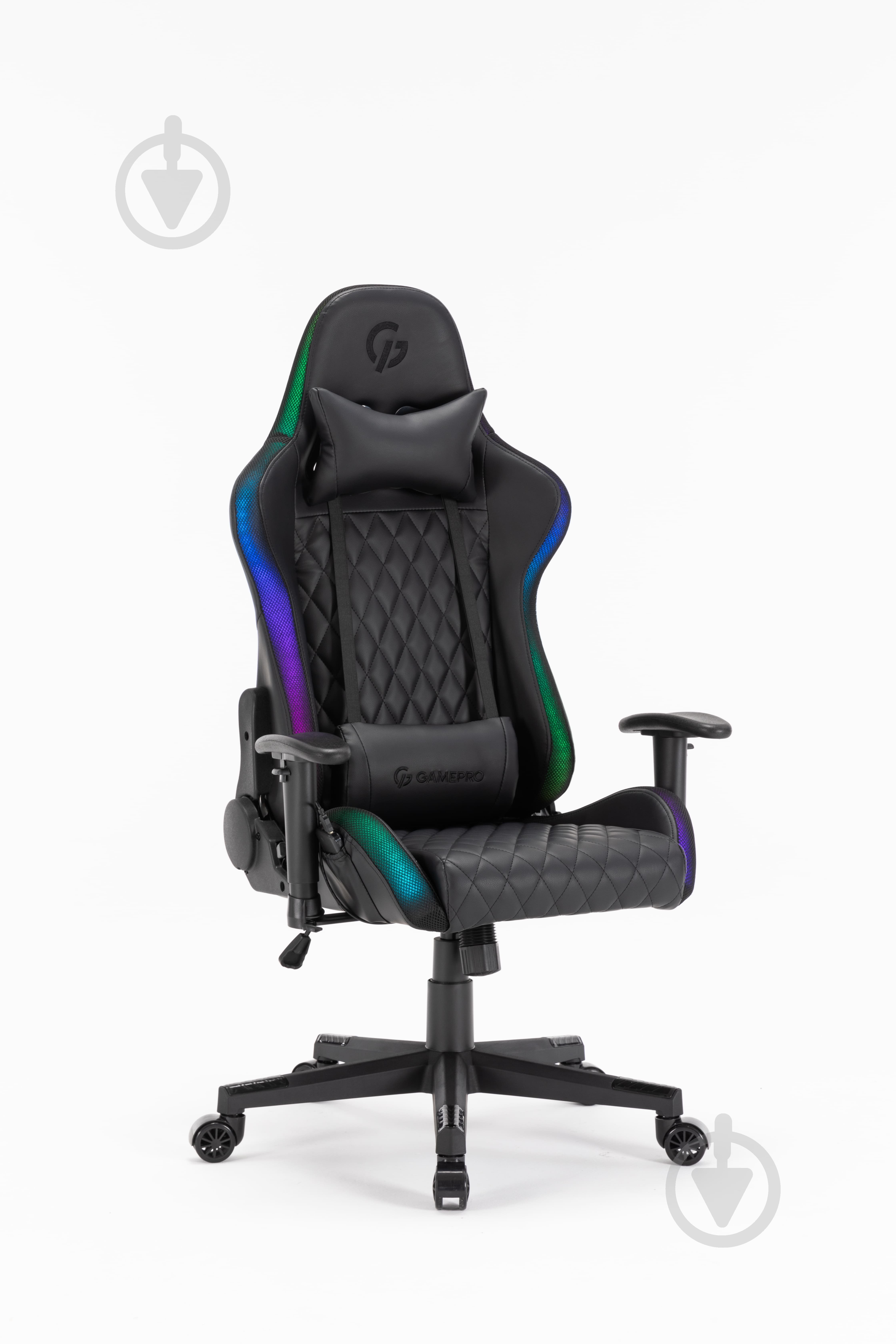 Крісло GamePro Hero RGB Black (GC-700/2-Black) чорний - фото 5 Крісло GamePro Hero RGB Black (GC-700/2-Black) чорний - фото 5