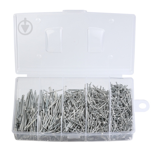 Набор гвоздей №12 белый цинк - фото 2 Набор гвоздей №12 белый цинк - фото 2