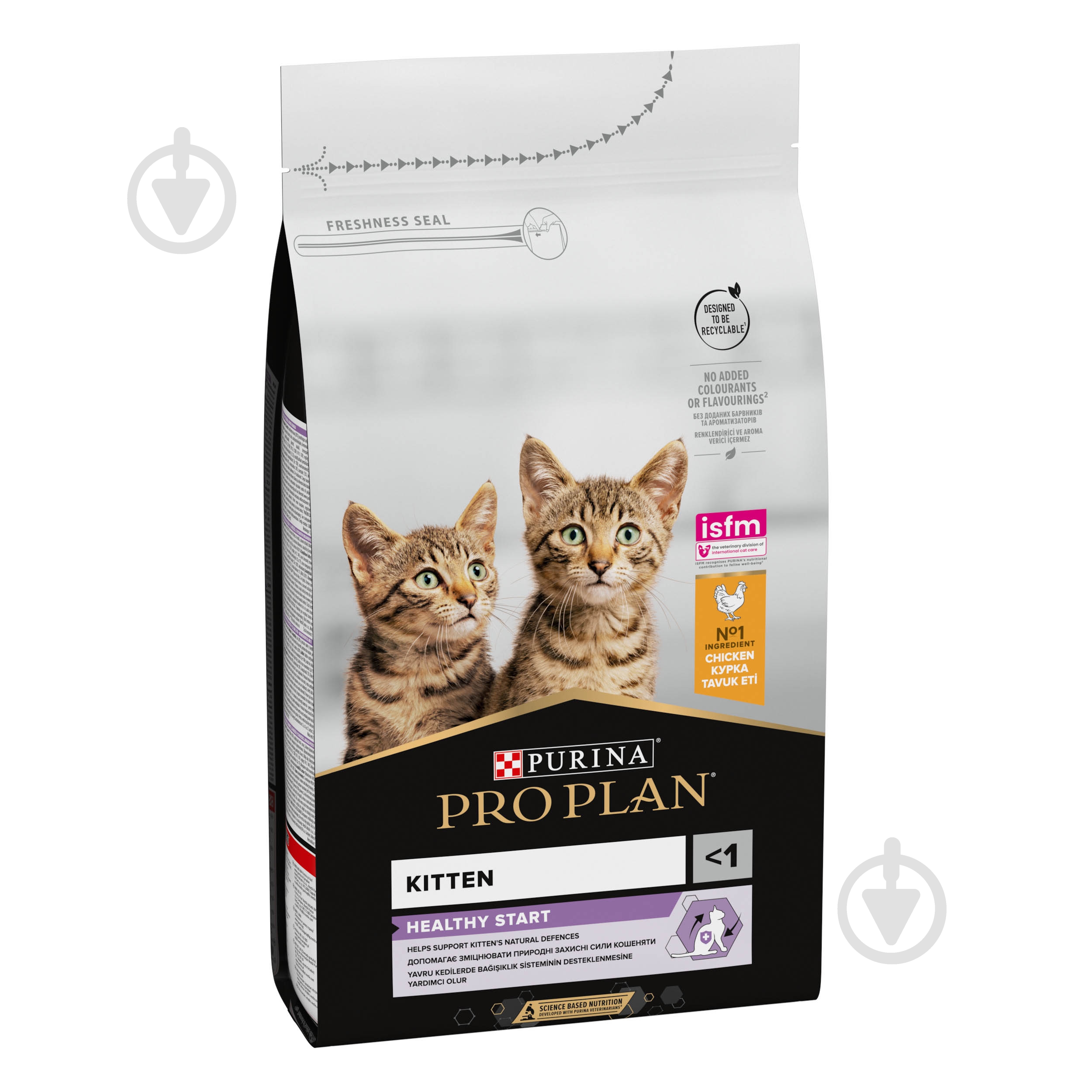 Корм сухой для котят ProPlan by Purina Kitten <1 Healthy Start с курицей 1,5 кг - фото 2 Корм сухой для котят ProPlan by Purina Kitten <1 Healthy Start с курицей 1,5 кг - фото 2