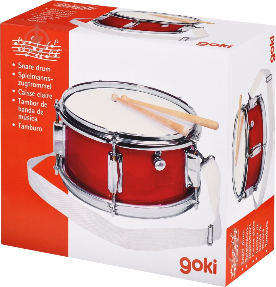 Барабан GoKi красный 14013G - фото 2 Барабан GoKi красный 14013G - фото 2
