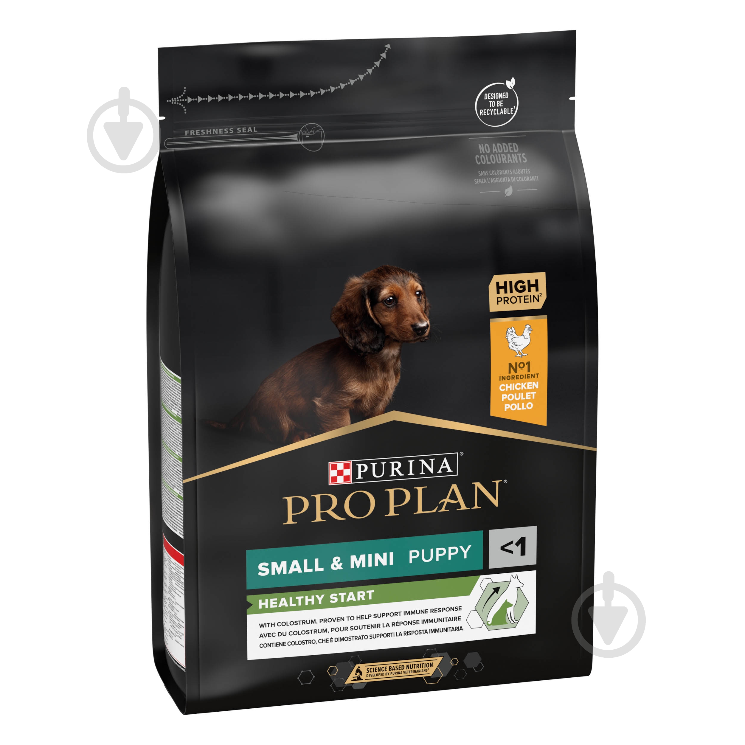 Корм сухой ProPlan by Purina Small & Mini Puppy <1 Healthy Start для щенков с курицей 3 кг - фото 2
