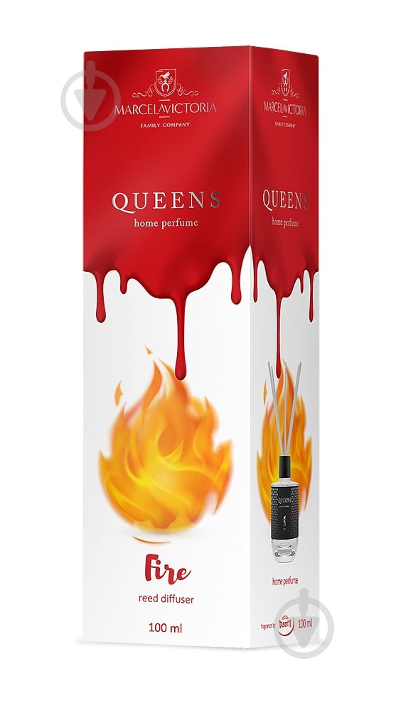 Аромадиффузор MarcelaVictoria Queens Fire Огонь 100 мл - фото 1 Аромадиффузор MarcelaVictoria Queens Fire Огонь 100 мл - фото 1