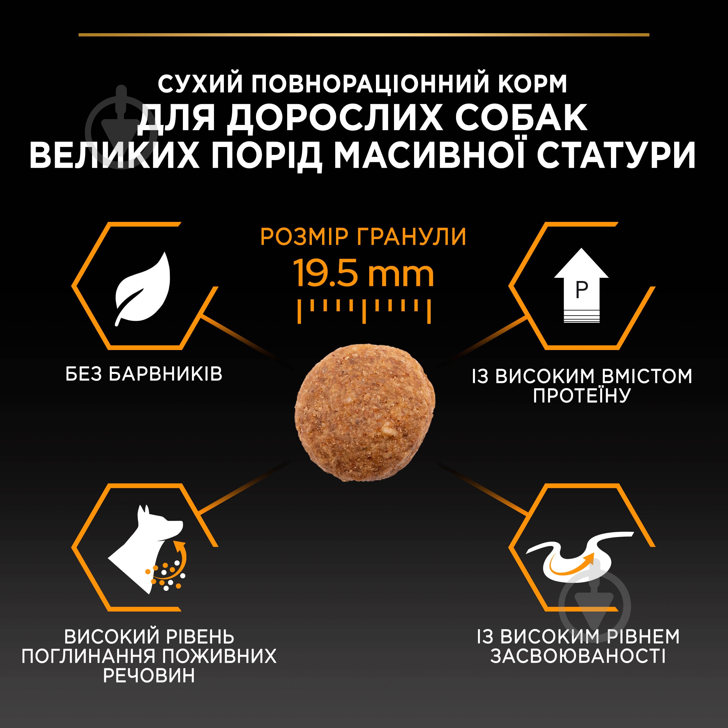 Корм сухой ProPlan by Purina Large Robust Adult 2+ Everyday Nutrion для взрослых собак с курицей 14 кг - фото 7 Корм сухой ProPlan by Purina Large Robust Adult 2+ Everyday Nutrion для взрослых собак с курицей 14 кг - фото 7