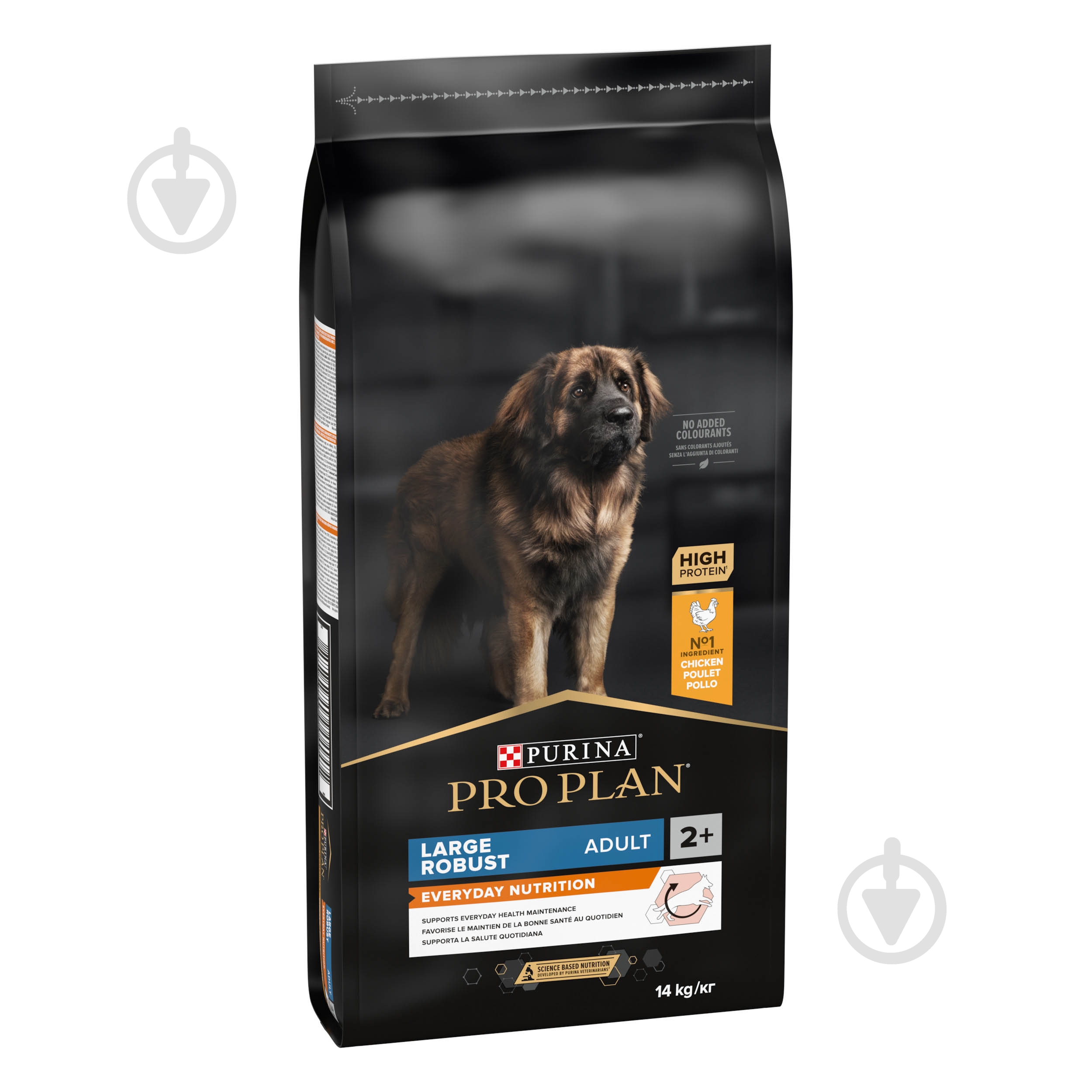 Корм сухой ProPlan by Purina Large Robust Adult 2+ Everyday Nutrion для взрослых собак с курицей 14 кг - фото 2 Корм сухой ProPlan by Purina Large Robust Adult 2+ Everyday Nutrion для взрослых собак с курицей 14 кг - фото 2