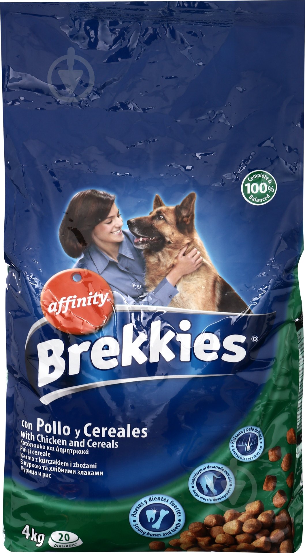 Корм для всех пород Brekkies Excel Complete 4 кг 4 кг - фото 1