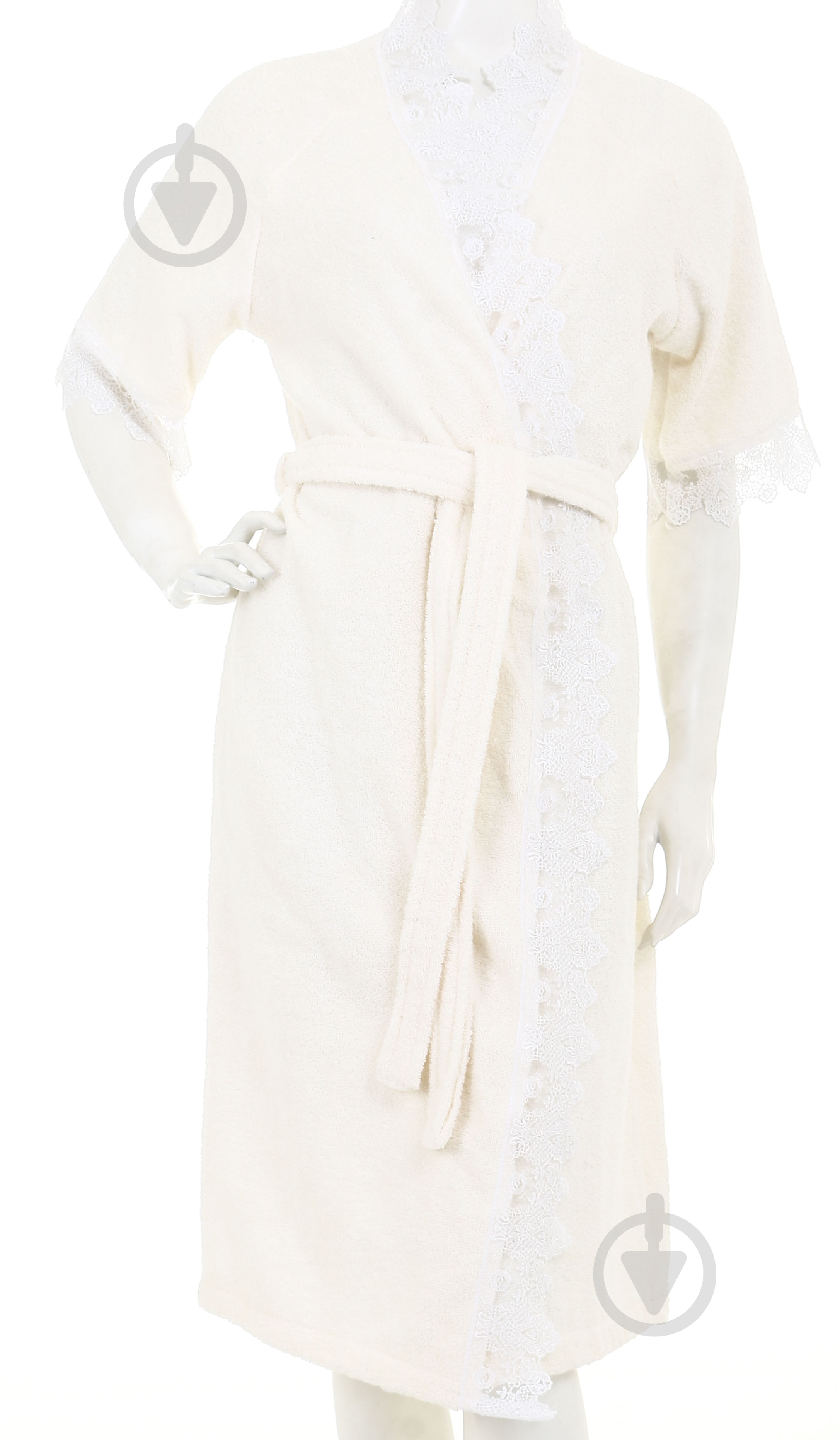 Халат Durutex Lace р. S-M айвори - фото 1