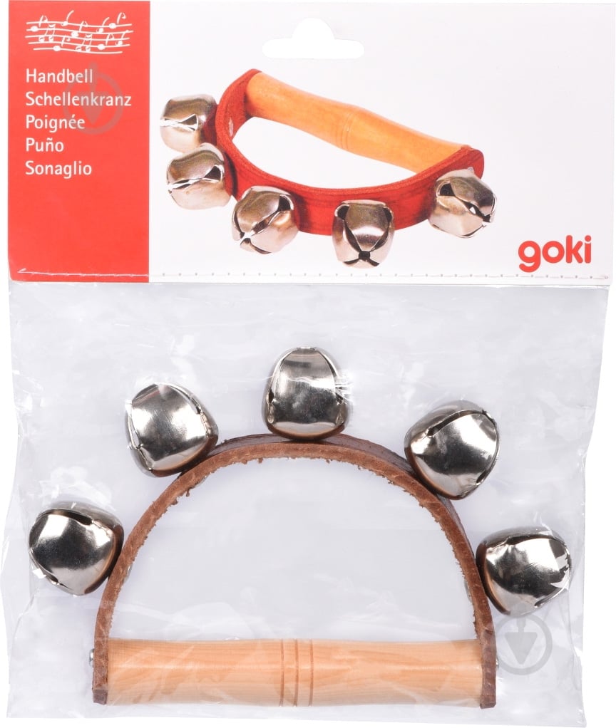 Музичний інструмент GoKi Дзвіночки з тримачем UC135G - фото 4