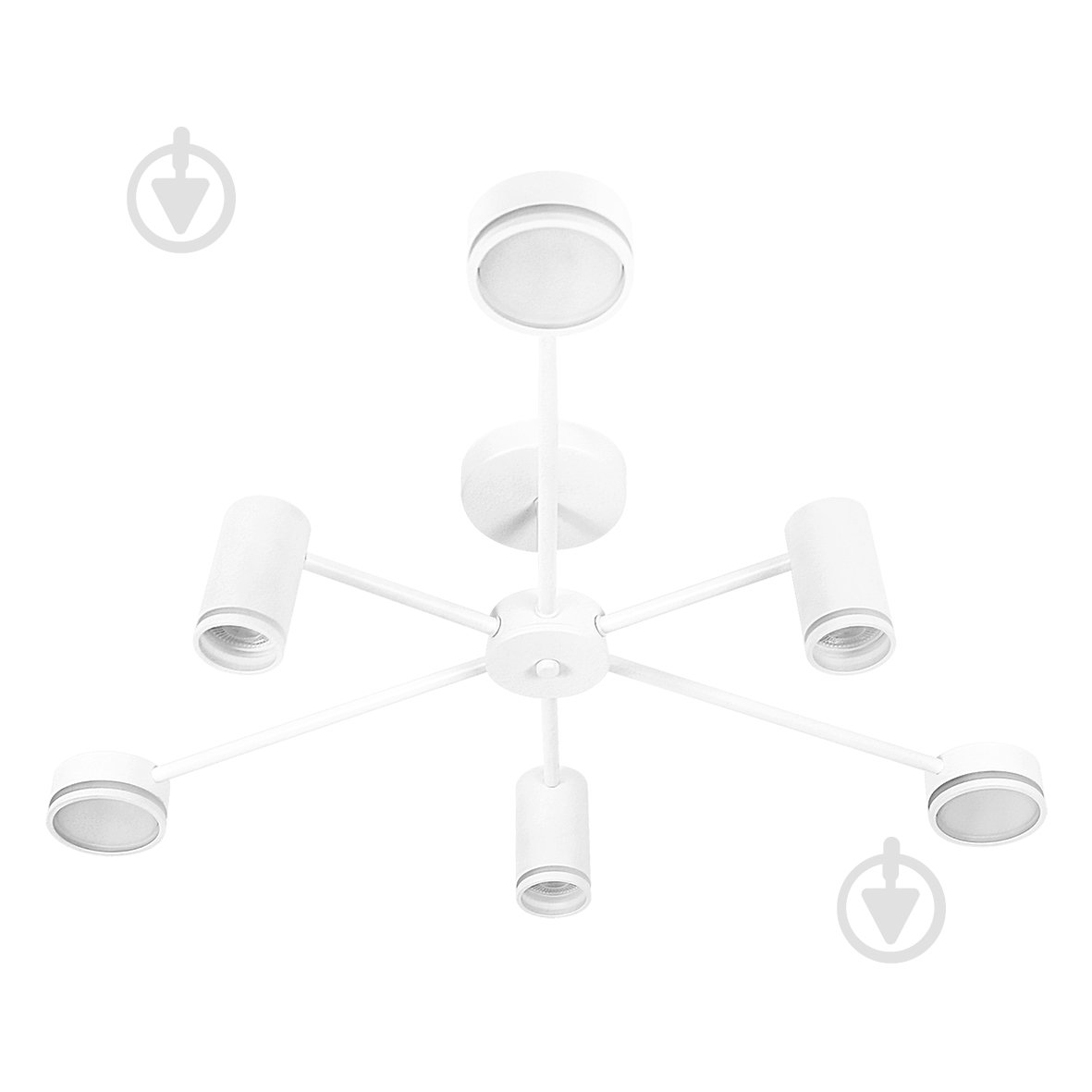 Люстра стельова ARDERO ML486-6 під лампу GX53/MR16 6xGU10 білий мат 80978 - фото 1