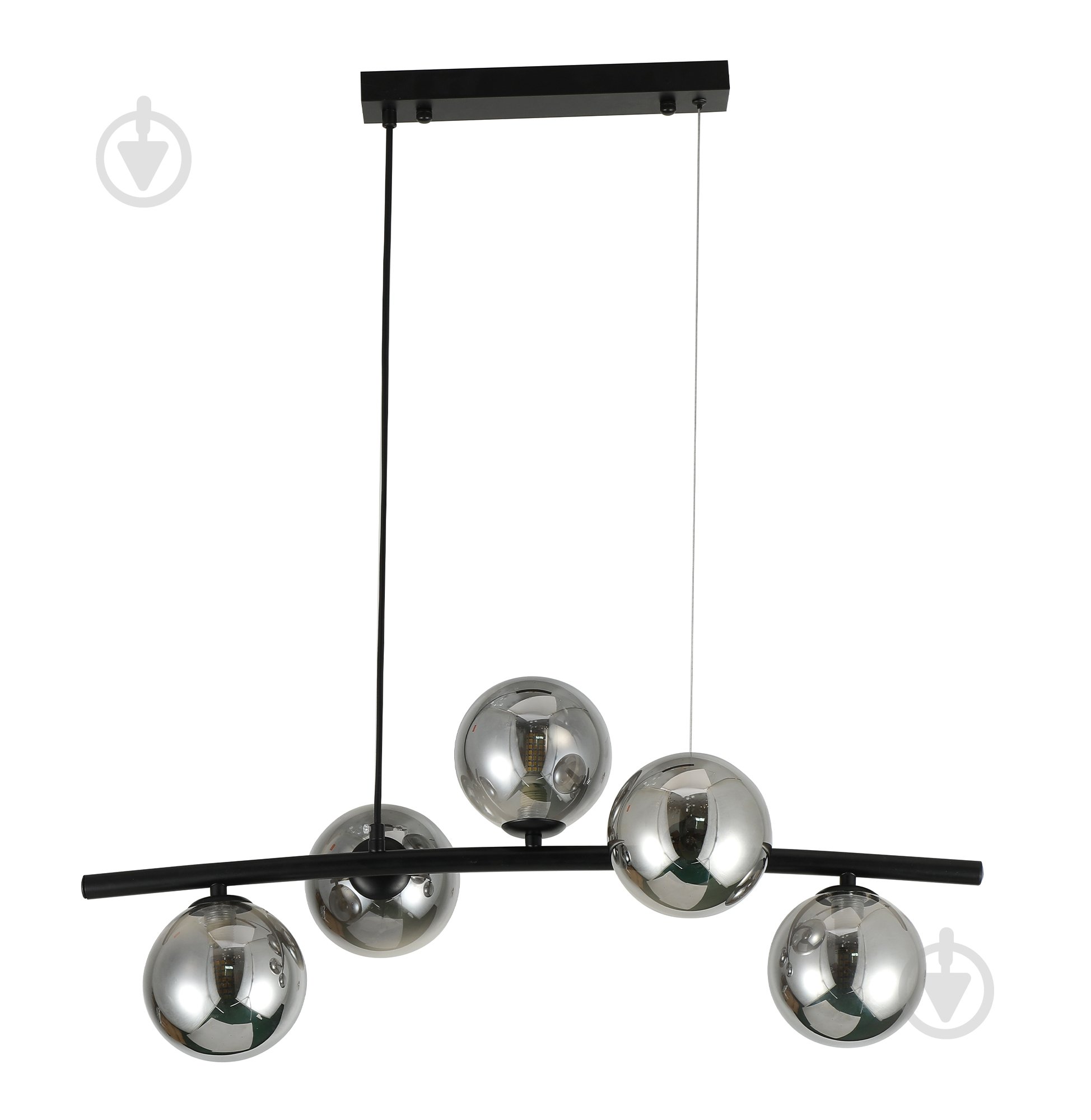 Люстра подвесная Miorro Sapori 700x280x900 мм 5x7 Вт G9 черный хром 51-311-173 - фото 1 Люстра подвесная Miorro Sapori 700x280x900 мм 5x7 Вт G9 черный хром 51-311-173 - фото 1