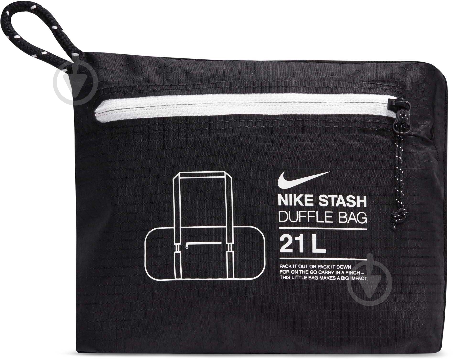 Сумка Nike Stash Duffel DB0306-010 21 л черный - фото 6