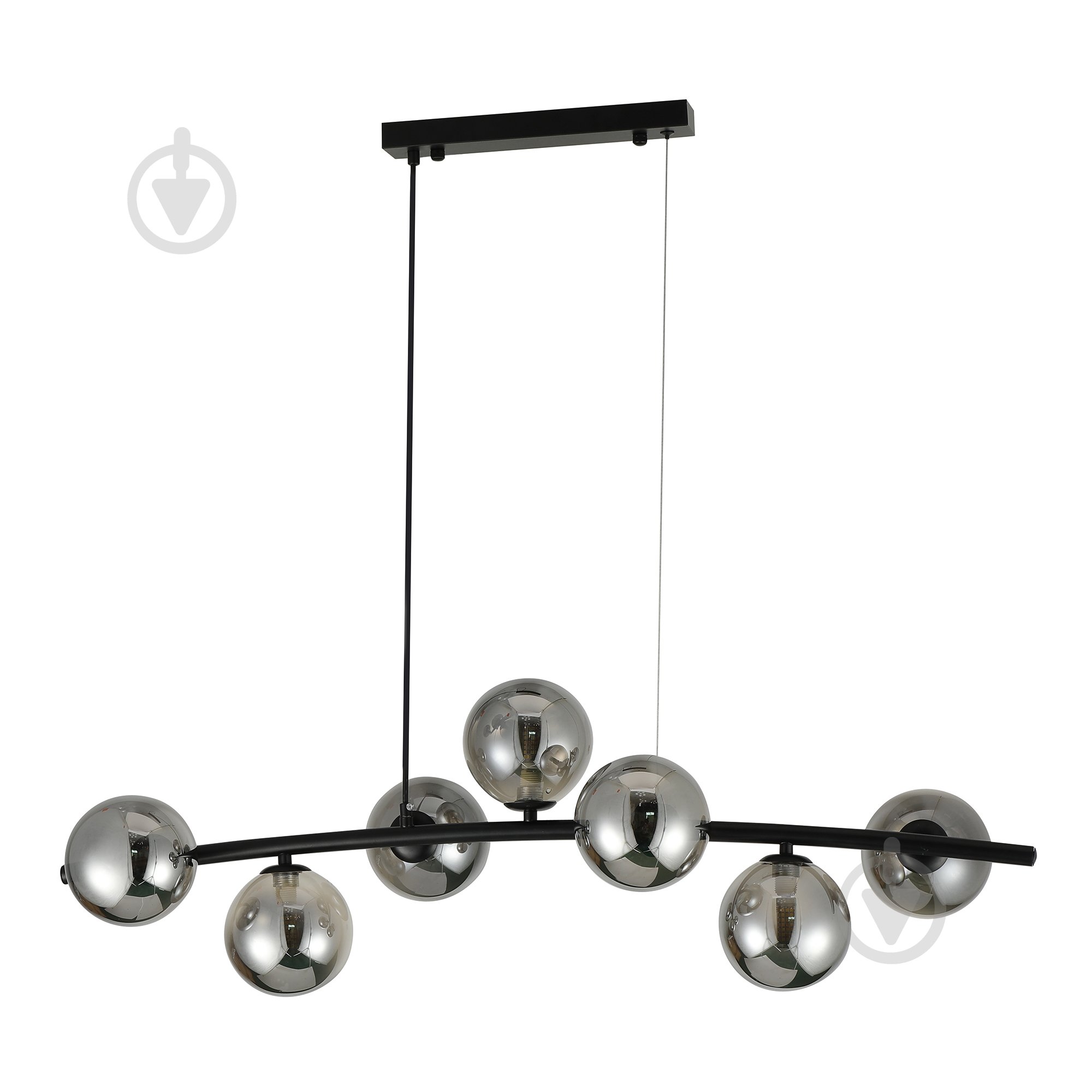 Люстра підвісна Miorro Sapori 930x280x900 мм 7x7 Вт G9 чорний хром 51-311-174 - фото 1 Люстра підвісна Miorro Sapori 930x280x900 мм 7x7 Вт G9 чорний хром 51-311-174 - фото 1