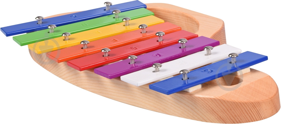 Ксилофон GoKi Веселка з ручкою 61979G - фото 2 Ксилофон GoKi Веселка з ручкою 61979G - фото 2