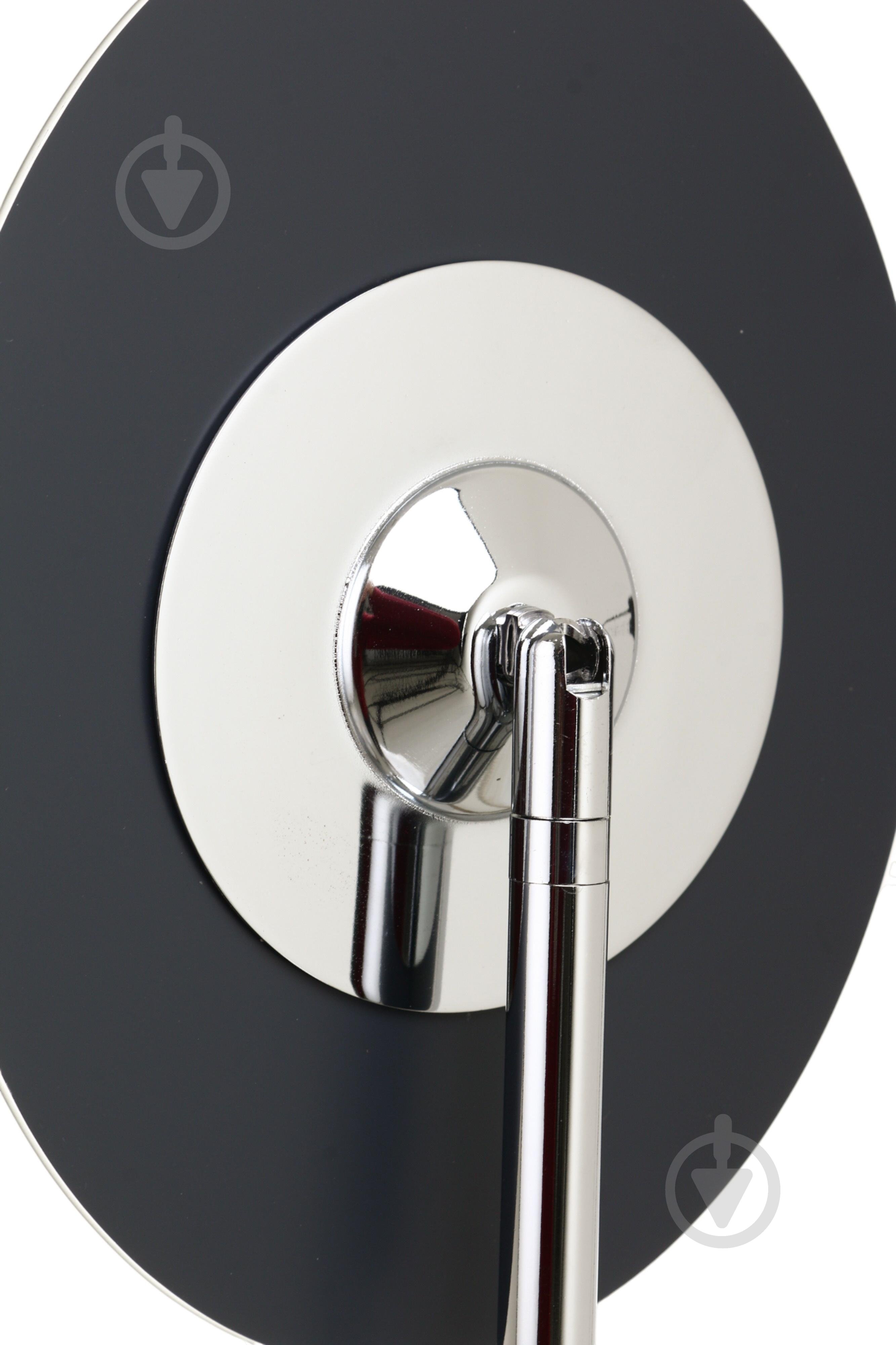 Дзеркало косметичне Sensio Vanity овальне на ніжці 16х12х30,5 см срібний — фото 3