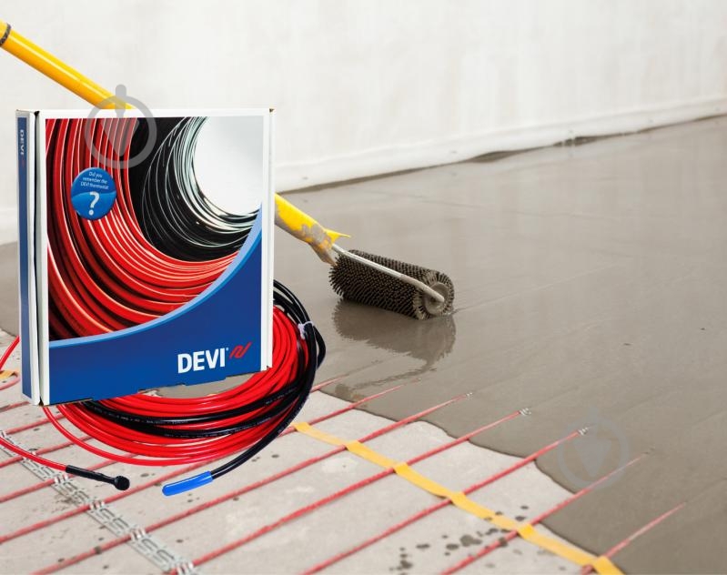 Нагрівальний кабель DEVI 140F1244 DEVIflex™ 18T 985 Вт 59 м 7,5 кв.м - фото 3
