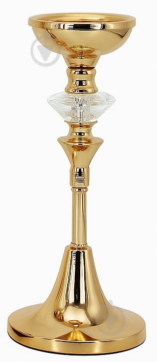 Свічник Scintilla метал скло золотий 12х12х27 см (91373C) Inari - фото 1 Свічник Scintilla метал скло золотий 12х12х27 см (91373C) Inari - фото 1