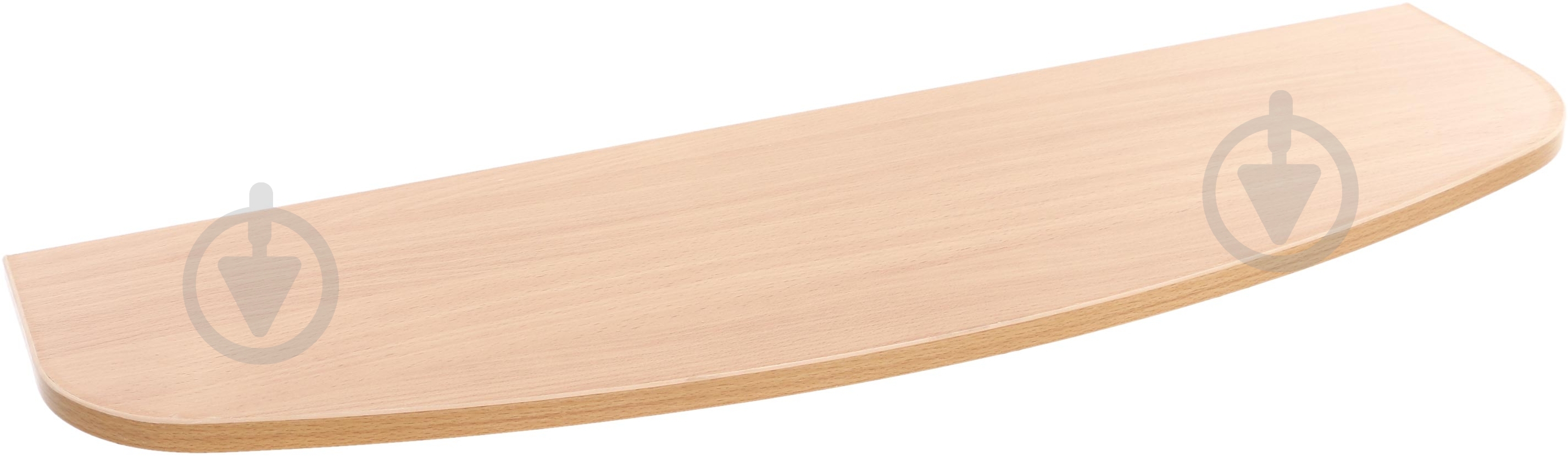 Полка DC ДСП радиусная 800x бук - фото 1