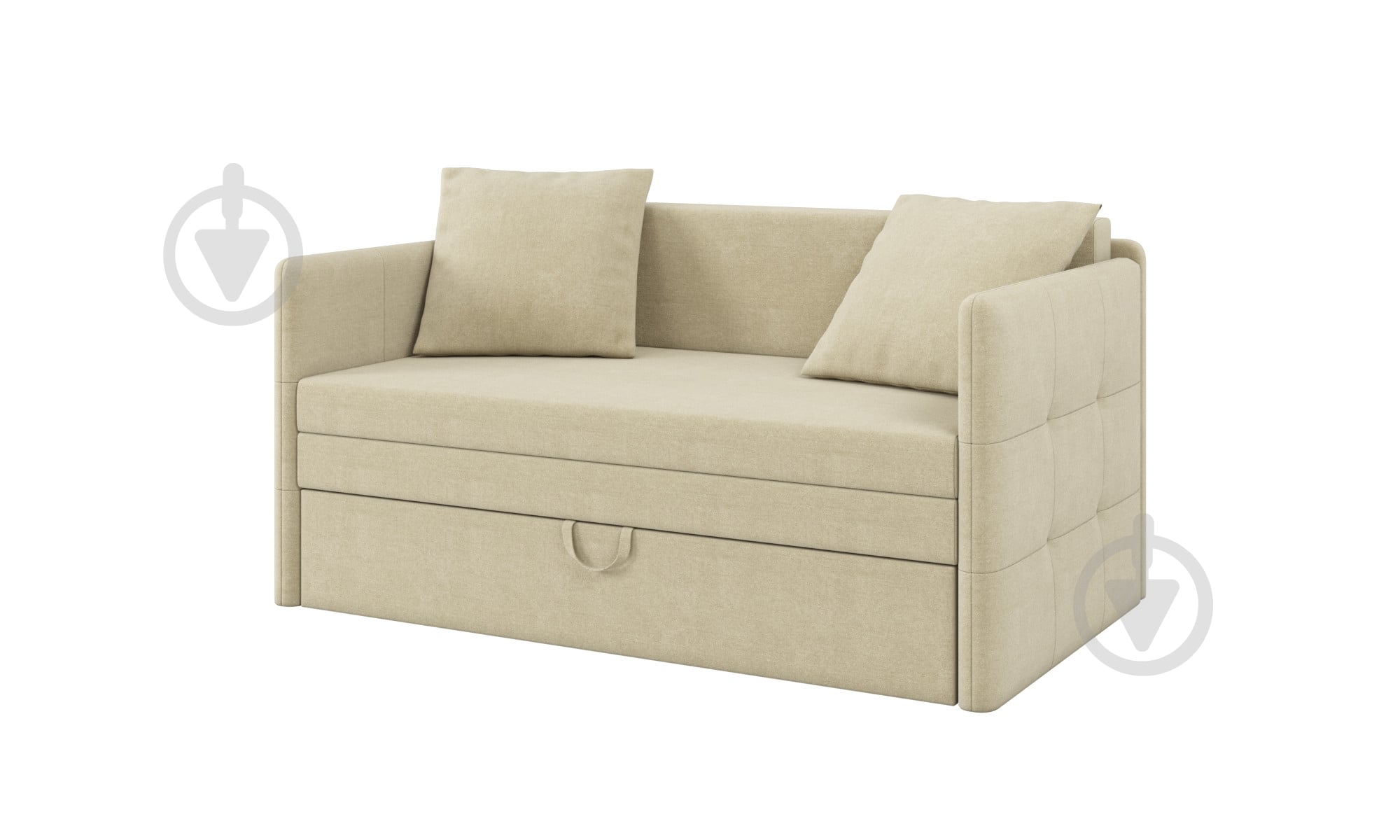 Диван прямой SOFYNO Rene 1 белый 1130x815x690 мм - фото 1