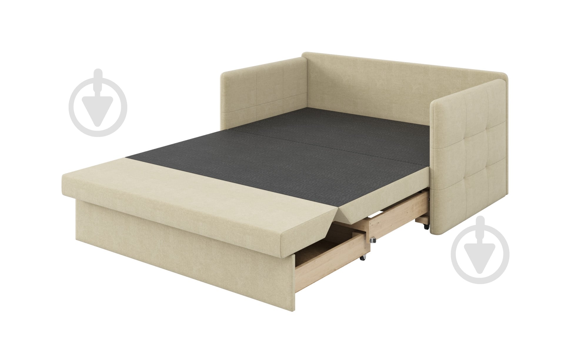 Диван прямой SOFYNO Rene 1 белый 1130x815x690 мм - фото 2