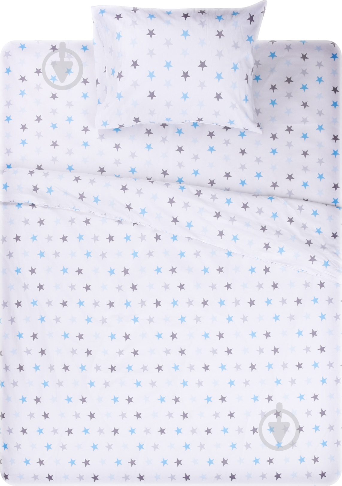 Комплект постельного белья Basic 1.5 белый с принтом La Nuit - фото 1