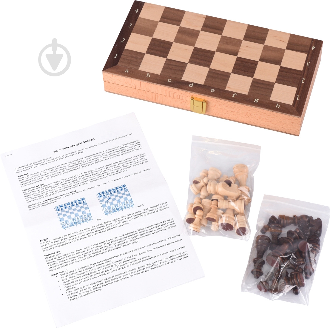 Игра настольная GoKi Шахматы 56921G - фото 4 Игра настольная GoKi Шахматы 56921G - фото 4