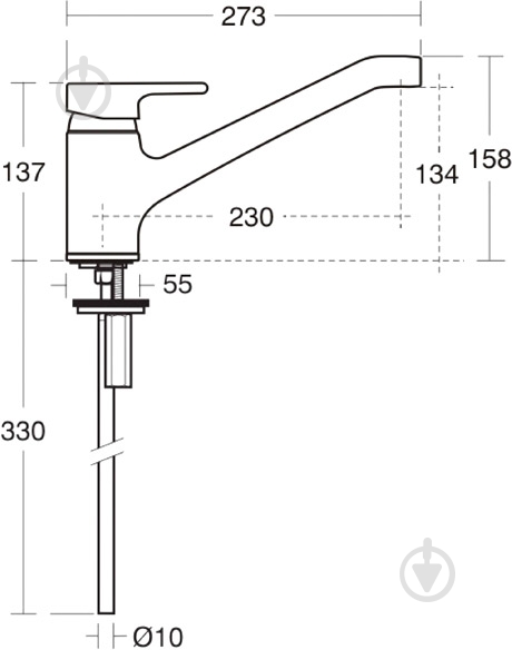 Смеситель для кухни Ideal Standard Active В8079АА - фото 4