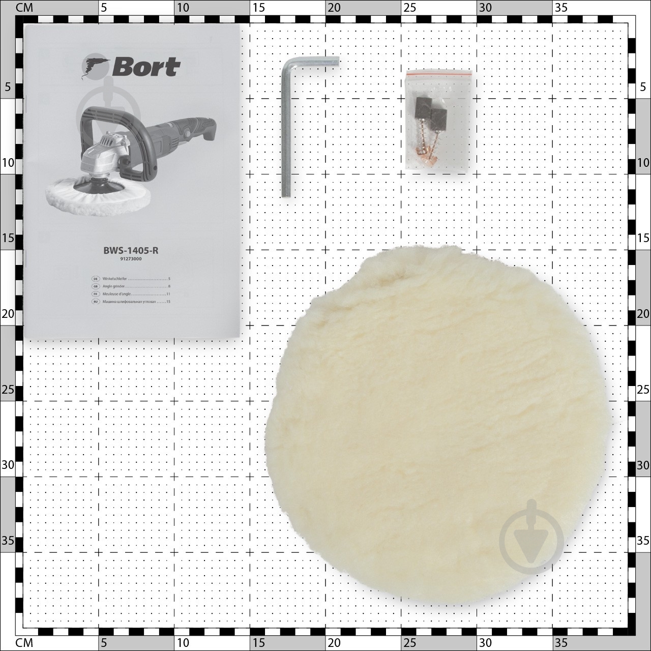 Шлифмашина полировальная Bort BWS-1405-R - фото 8