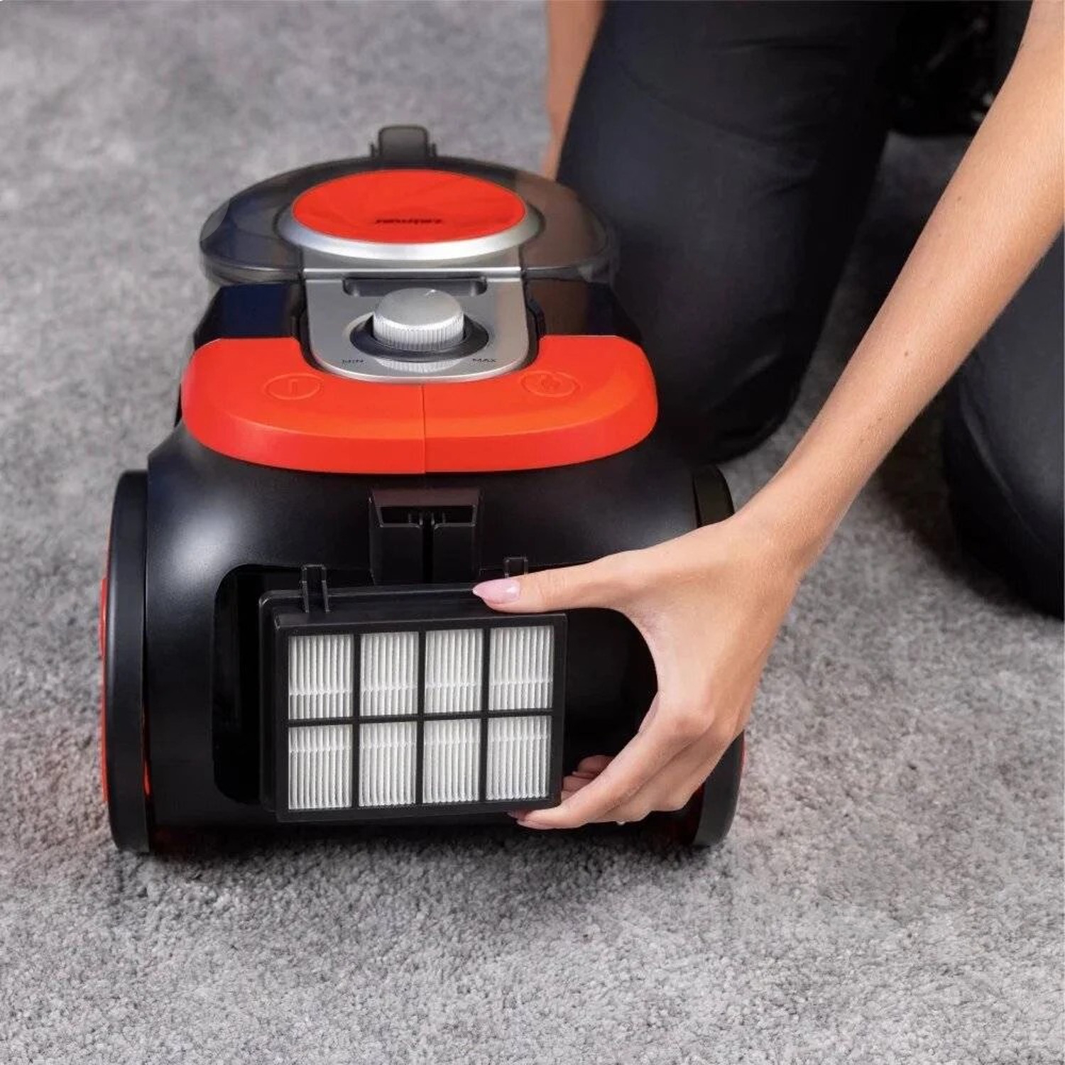 Пилосос Zelmer KRZYS ZVC021P black/orange - фото 4 Пилосос Zelmer KRZYS ZVC021P black/orange - фото 4