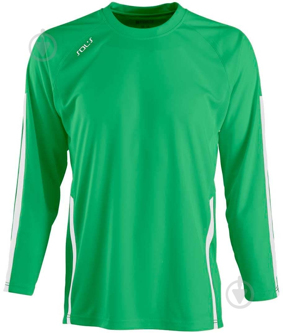 Футболка з довгим рукавом Sol's Wembley Lsl 90201933L р.L/XL зелено-білий - фото 1