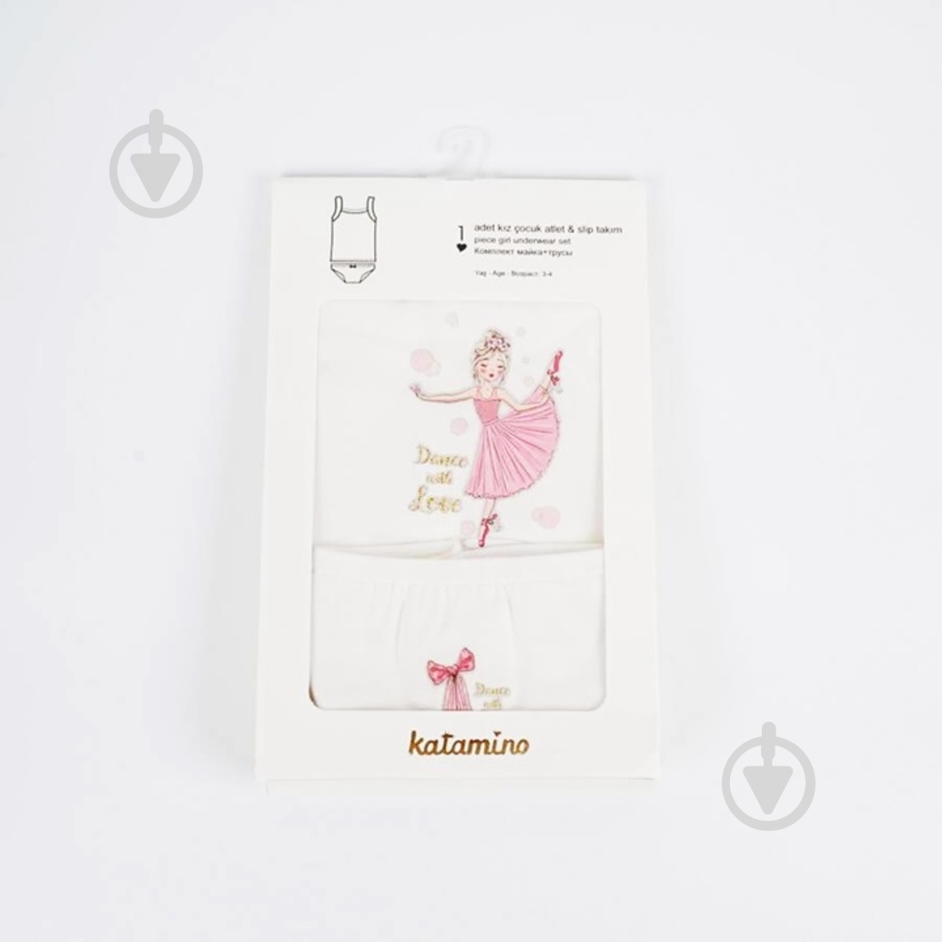 Комплект белья для девочек KATAMINO K128163 р.122 в ассортименте - фото 3 Комплект белья для девочек KATAMINO K128163 р.122 в ассортименте - фото 3