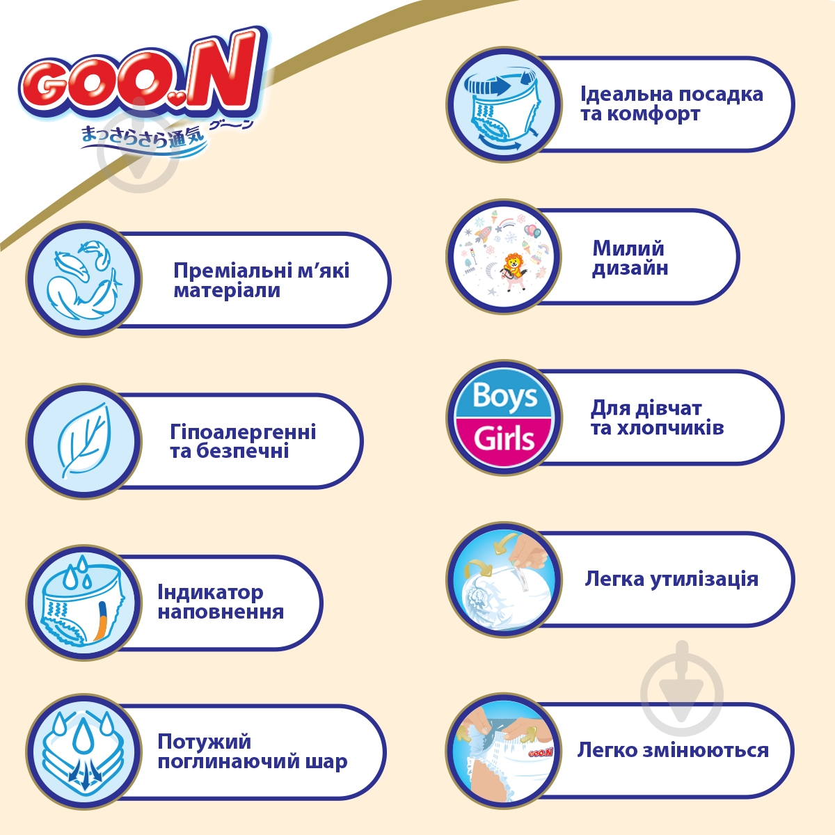 Подгузники-трусики Goo.N Premium Soft M 7-12 кг 50 шт. - фото 11