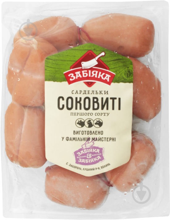 Сосиски Сочные ТМ Забияка - фото 1 Сосиски Сочные ТМ Забияка - фото 1