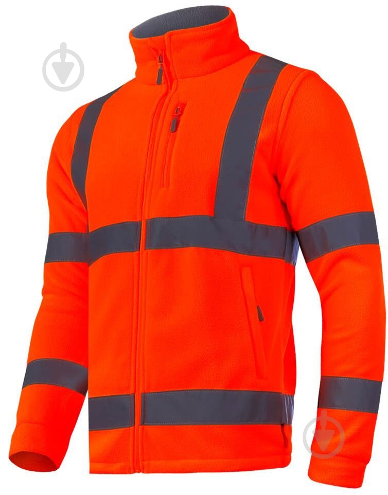 Куртка флисовая Lahti Pro р. 3XL рост 188 L4011006 оранжевый - фото 1 Куртка флисовая Lahti Pro р. 3XL рост 188 L4011006 оранжевый - фото 1