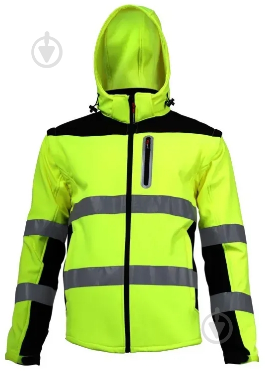 Куртка сигнальна Lahti Pro р. 3XL зріст 194 L4091906 салатовий - фото 2 Куртка сигнальна Lahti Pro р. 3XL зріст 194 L4091906 салатовий - фото 2