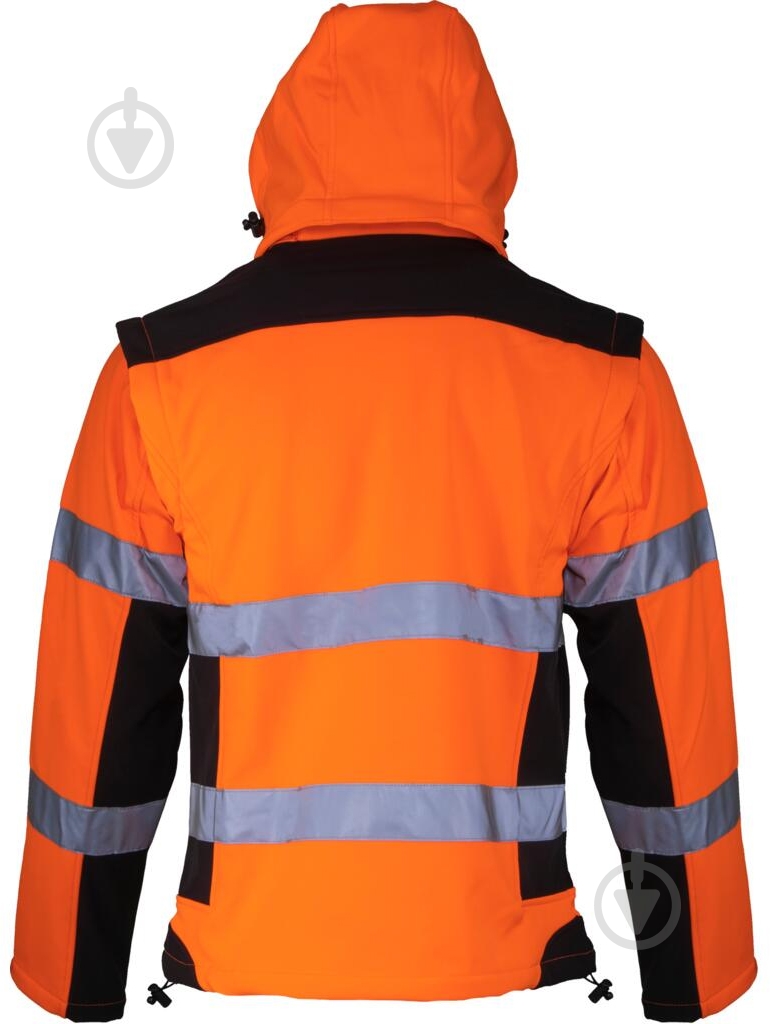Куртка сигнальная Lahti Pro р. S рост 164 L4092201 оранжевый - фото 2 Куртка сигнальная Lahti Pro р. S рост 164 L4092201 оранжевый - фото 2