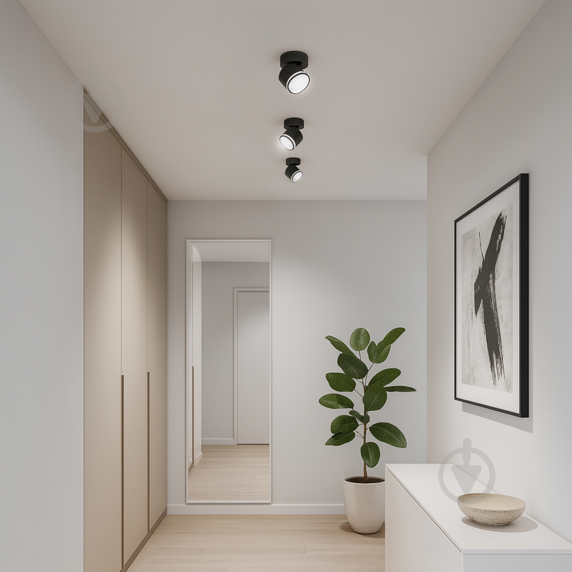 Светильник накладной поворотный Sensio под лампу 1x13 Вт GX53 черный MLT509-1 b - фото 3 Светильник накладной поворотный Sensio под лампу 1x13 Вт GX53 черный MLT509-1 b - фото 3