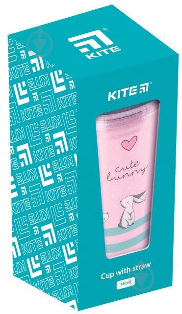 Склянка для води KITE Bunny k19-176-02 різнокольоровий 460 мл 1 шт. - фото 2 Склянка для води KITE Bunny k19-176-02 різнокольоровий 460 мл 1 шт. - фото 2