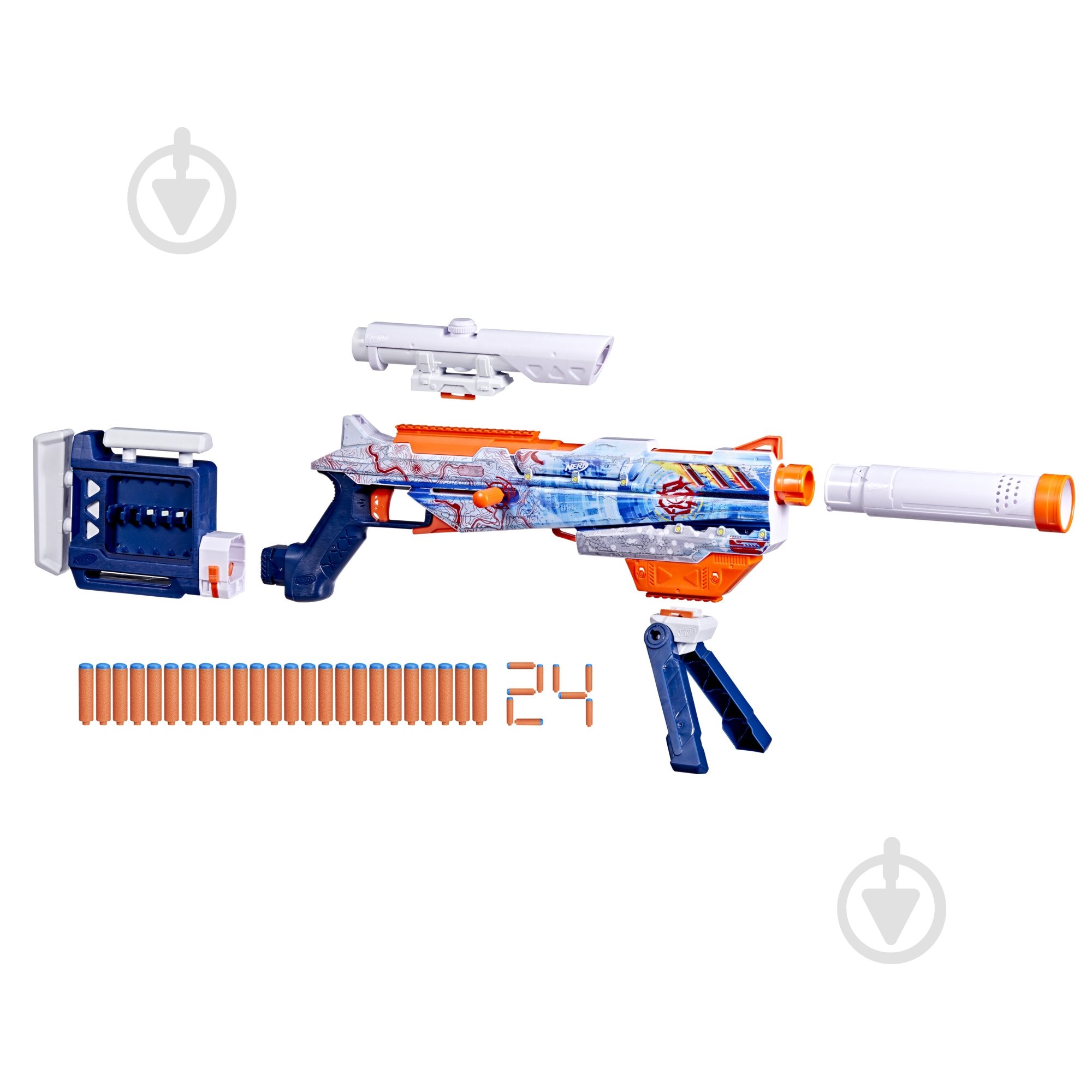 Бластер Nerf Loadout Arctic Zerostriker G1763 - фото 2