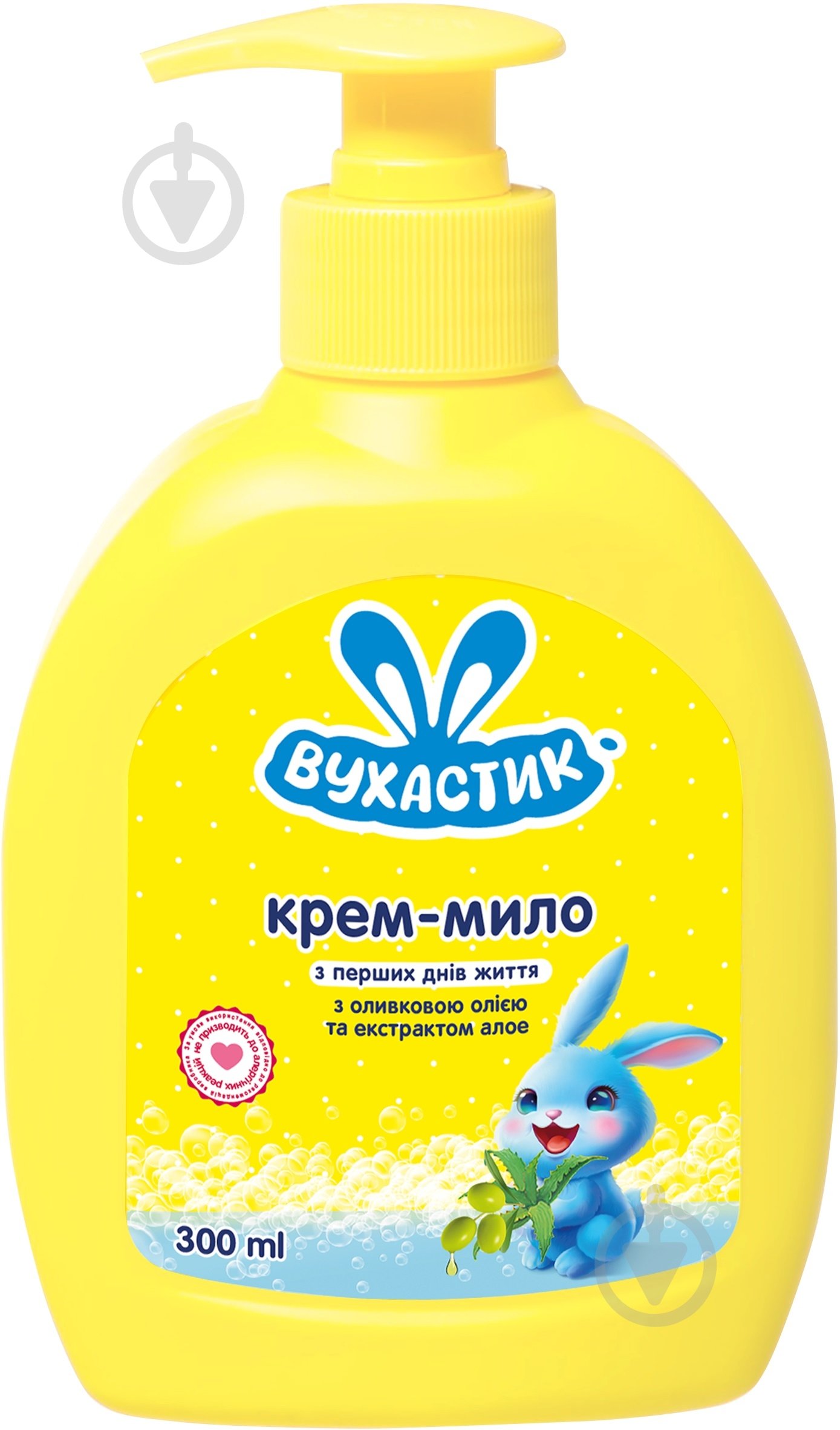 Дитяче рідке мило ВУХАСТИК з алое 300 мл - фото 1