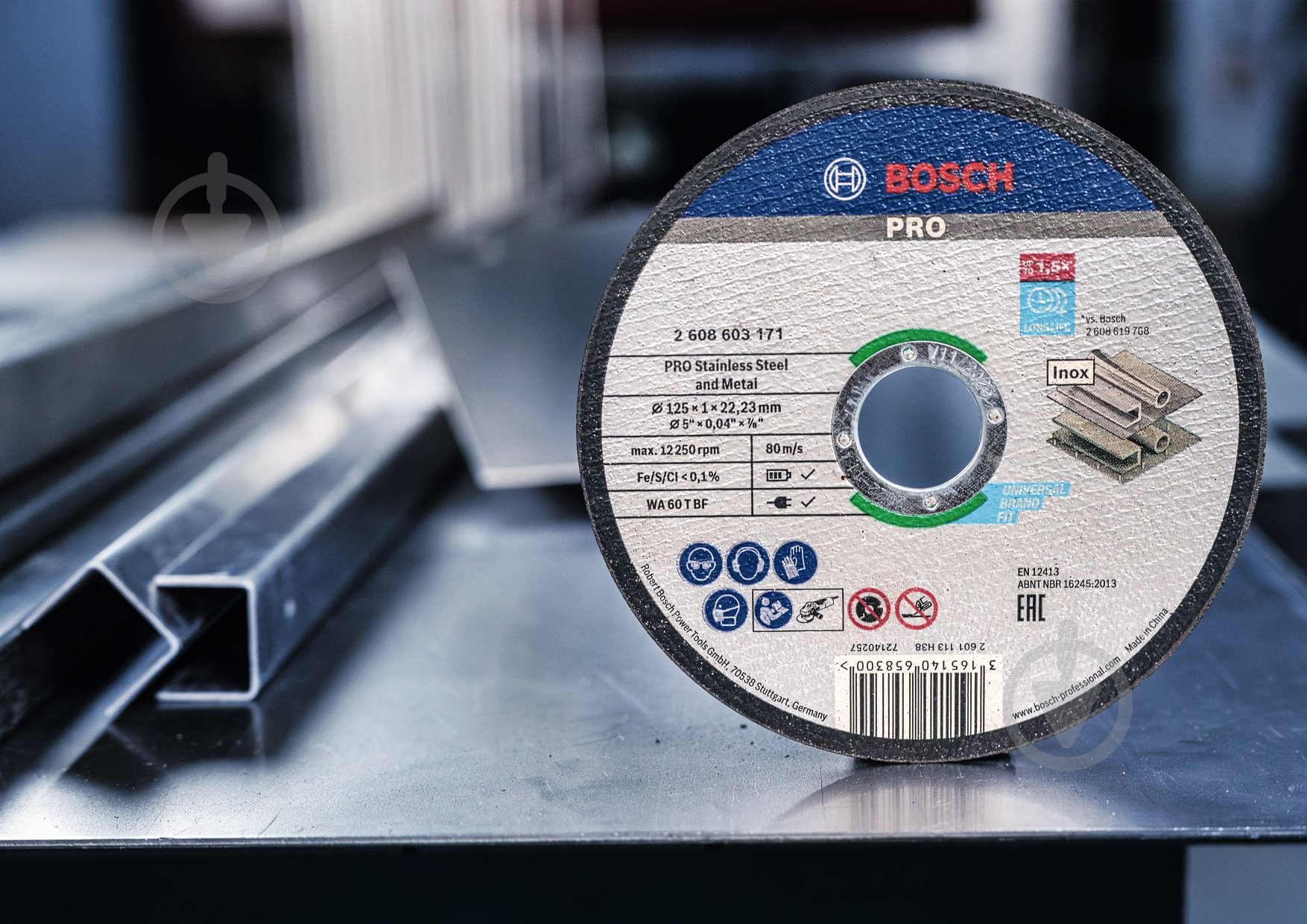 Круг відрізний Bosch 125х1,0x22,2 мм 2608600549 - фото 8