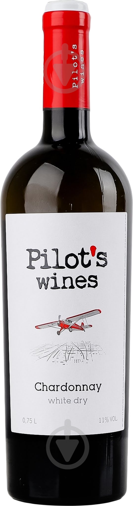 Вино Pilot's Wines 11% белое сухое Шардоне 0,75 л - фото 1