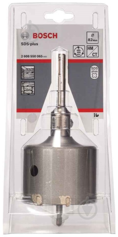 Коронка по бетону Bosch SDS-Plus 82 мм 2608550065 - фото 3