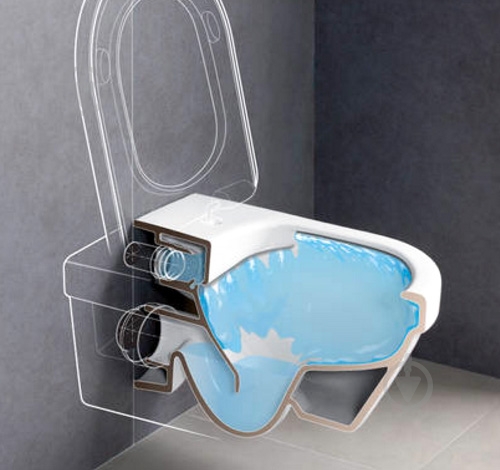 Унитаз подвесной Villeroy & Boch Avento 5656RS01 с сиденьем - фото 2