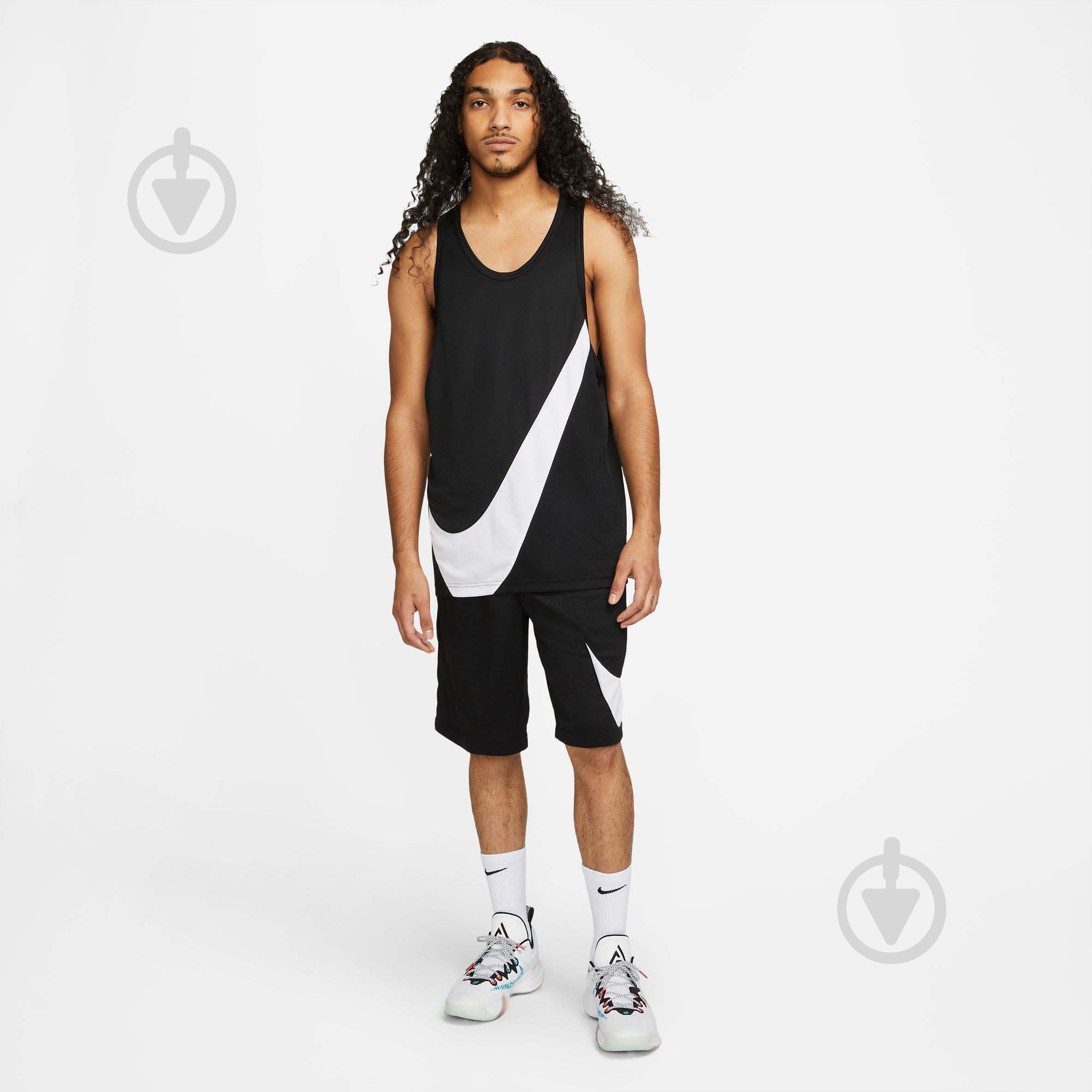 Майка Nike DF CROSSOVER JERSEY DH7132-013 р.S черный - фото 4